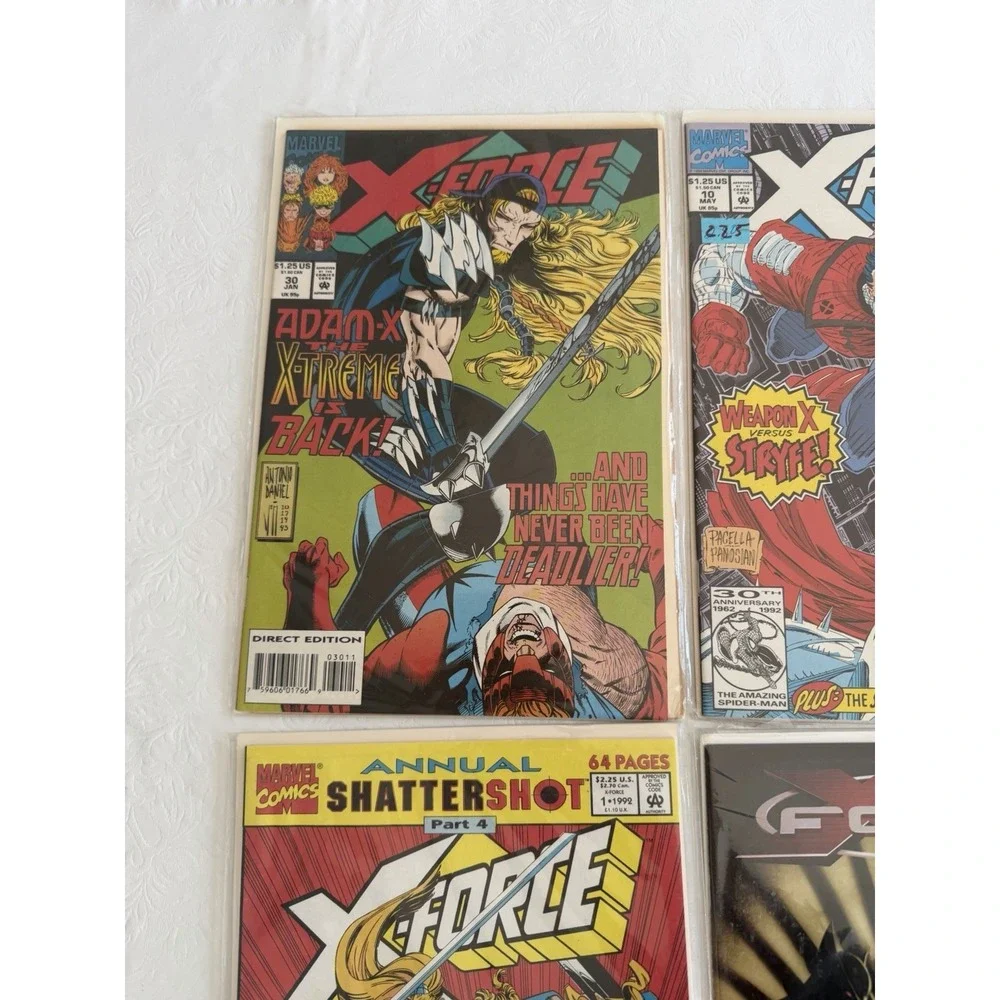 Marvel X-Force Comic Lot 9 Issues 1990s X-Men Cable Stryfe VF NM Set